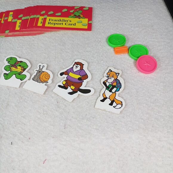 Franklin Goes to School Board Game Pressman 1998 Preschool Kids Fun - Picture 14 of 16